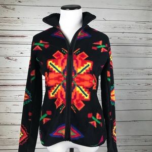 Lauren Active Navajo Cotton fleece jacket SZ S